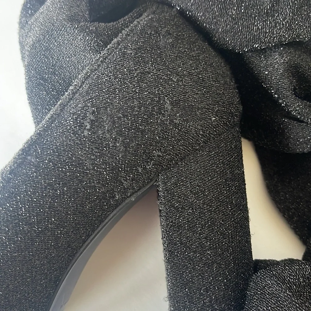 Zara sock glitter over the knee boots - Picture 8 of 10